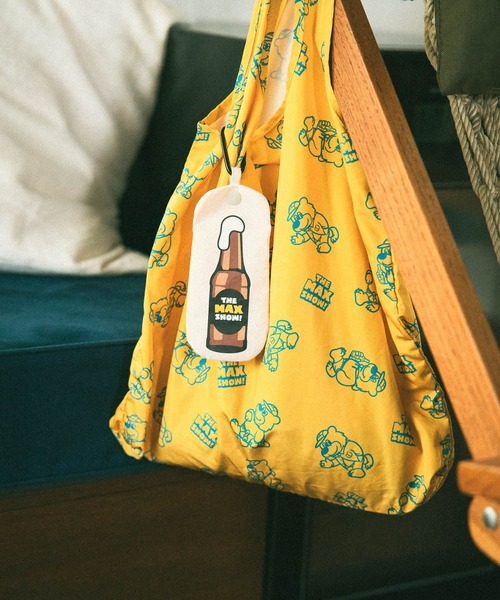 BAYFLOW（ベイフロー）の「【THE MAX SHOW!】ポーチインエコバック（エコバッグ/サブバッグ・レディース・イエロー/スカイブルー/グリーン・0）」の4枚目の写真