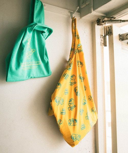 BAYFLOW（ベイフロー）の「【THE MAX SHOW!】ポーチインエコバック（エコバッグ/サブバッグ・レディース・イエロー/スカイブルー/グリーン・0）」の5枚目の写真