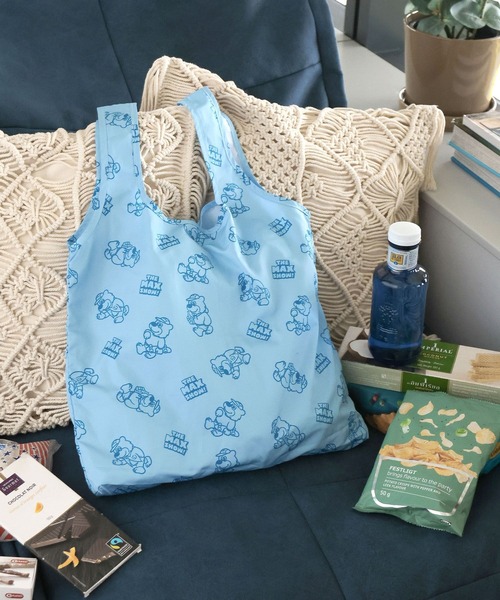 BAYFLOW（ベイフロー）の「【THE MAX SHOW!】ポーチインエコバック（エコバッグ/サブバッグ・レディース・イエロー/スカイブルー/グリーン・0）」の9枚目の写真