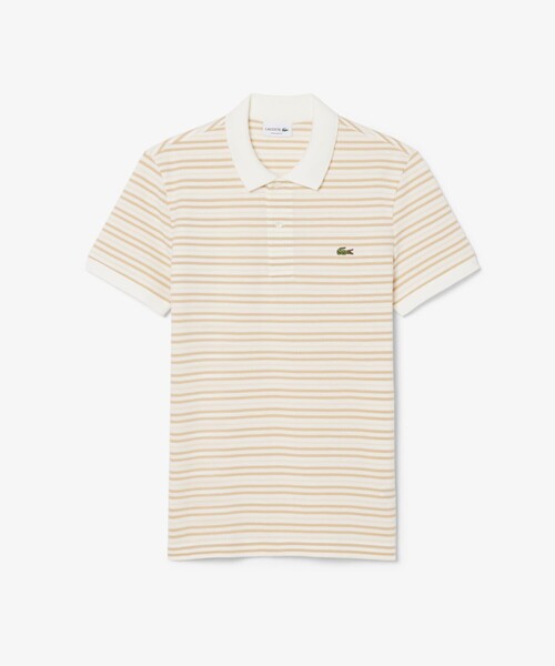 LACOSTE(ラコステ)の「マルチボーダー鹿の子地ポロシャツ(ポロシャツ・メンズ・ブラック/ライトブルー/ベージュ・3/2/5/4/6)」の12枚目の写真