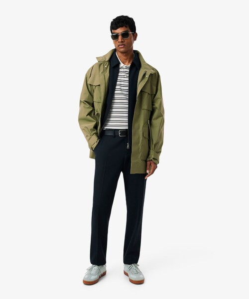 LACOSTE(ラコステ)の「マルチボーダー鹿の子地ポロシャツ(ポロシャツ・メンズ・ブラック/ライトブルー/ベージュ・3/2/5/4/6)」の16枚目の写真