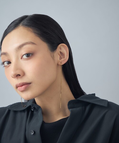Jouete(ジュエッテ)の「イヤリング ベネチアンチェーン(イヤリング・レディース・ブラウン・FREE)」の5枚目の写真