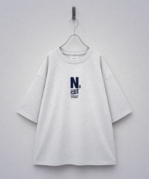 Nilway（ニルウェイ）の「高密度編み TC度詰め天竺 モード古着風 アソートプリントTシャツ（Tシャツ/カットソー）」