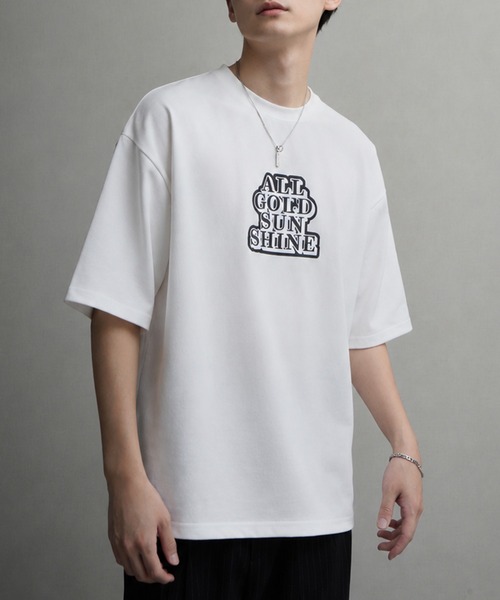 NILWAY(ニルウェイ)の「高密度編み TC度詰め天竺 モード古着風 アソートプリントTシャツ(Tシャツ/カットソー・メンズ・ホワイト/ネイビー系1/グレー系1/ブラック系1/ブラウン/ホワイト系4/ブラック系/イエロー/グレー/ネイビー系/グレー系/ホワイト系3/ネイビー系2/ブラック系2/ホワイト系/ブラック/ホワイト系1/ホワイト系2/グレー系3/グレー系4/ブラウン系/ネイビー系3・MEDIUM/LARGE)」の3枚目の写真