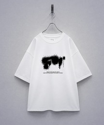 Nilway（ニルウェイ）の「高密度編み TC度詰め天竺 モード古着風 アソートプリントTシャツ（Tシャツ/カットソー）」