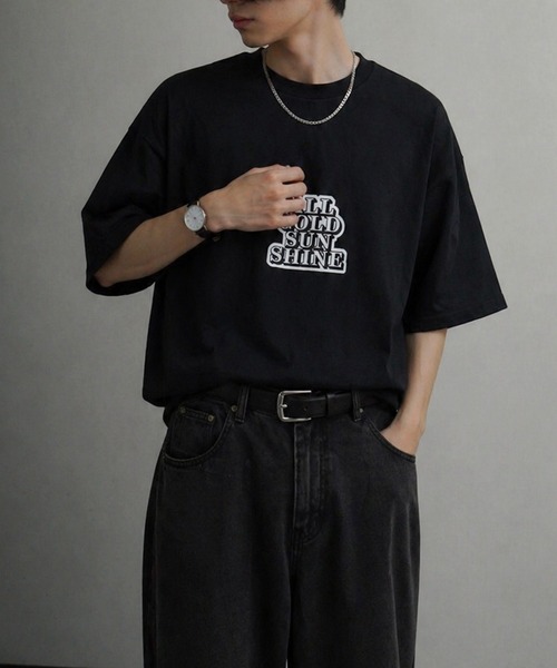 NILWAY(ニルウェイ)の「高密度編み TC度詰め天竺 モード古着風 アソートプリントTシャツ(Tシャツ/カットソー・メンズ・ホワイト/ネイビー系1/グレー系1/ブラック系1/ブラウン/ホワイト系4/ブラック系/イエロー/グレー/ネイビー系/グレー系/ホワイト系3/ネイビー系2/ブラック系2/ホワイト系/ブラック/ホワイト系1/ホワイト系2/グレー系3/グレー系4/ブラウン系/ネイビー系3・MEDIUM/LARGE)」の8枚目の写真
