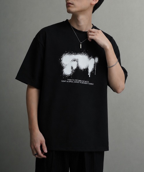 NILWAY(ニルウェイ)の「高密度編み TC度詰め天竺 モード古着風 アソートプリントTシャツ(Tシャツ/カットソー・メンズ・ホワイト/ネイビー系1/グレー系1/ブラック系1/ブラウン/ホワイト系4/ブラック系/イエロー/グレー/ネイビー系/グレー系/ホワイト系3/ネイビー系2/ブラック系2/ホワイト系/ブラック/ホワイト系1/ホワイト系2/グレー系3/グレー系4/ブラウン系/ネイビー系3・MEDIUM/LARGE)」の9枚目の写真