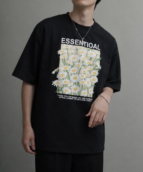 NILWAY(ニルウェイ)の「高密度編み TC度詰め天竺 モード古着風 アソートプリントTシャツ(Tシャツ/カットソー・メンズ・ホワイト/ネイビー系1/グレー系1/ブラック系1/ブラウン/ホワイト系4/ブラック系/イエロー/グレー/ネイビー系/グレー系/ホワイト系3/ネイビー系2/ブラック系2/ホワイト系/ブラック/ホワイト系1/ホワイト系2/グレー系3/グレー系4/ブラウン系/ネイビー系3・MEDIUM/LARGE)」の10枚目の写真