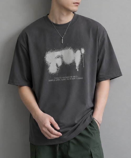 NILWAY(ニルウェイ)の「高密度編み TC度詰め天竺 モード古着風 アソートプリントTシャツ(Tシャツ/カットソー・メンズ・ホワイト/ネイビー系1/グレー系1/ブラック系1/ブラウン/ホワイト系4/ブラック系/イエロー/グレー/ネイビー系/グレー系/ホワイト系3/ネイビー系2/ブラック系2/ホワイト系/ブラック/ホワイト系1/ホワイト系2/グレー系3/グレー系4/ブラウン系/ネイビー系3・MEDIUM/LARGE)」の13枚目の写真