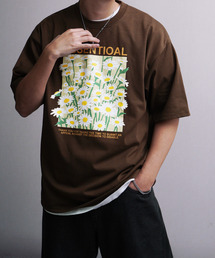 Nilway（ニルウェイ）の「【NILWAY】TC度詰め天竺アソートプリントTシャツ（Tシャツ/カットソー）」