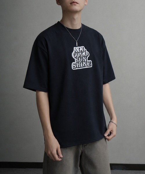 NILWAY(ニルウェイ)の「高密度編み TC度詰め天竺 モード古着風 アソートプリントTシャツ(Tシャツ/カットソー・メンズ・ホワイト/ネイビー系1/グレー系1/ブラック系1/ブラウン/ホワイト系4/ブラック系/イエロー/グレー/ネイビー系/グレー系/ホワイト系3/ネイビー系2/ブラック系2/ホワイト系/ブラック/ホワイト系1/ホワイト系2/グレー系3/グレー系4/ブラウン系/ネイビー系3・MEDIUM/LARGE)」の19枚目の写真