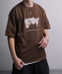 Nilway（ニルウェイ）の「【NILWAY】TC度詰め天竺アソートプリントTシャツ（Tシャツ/カットソー）」