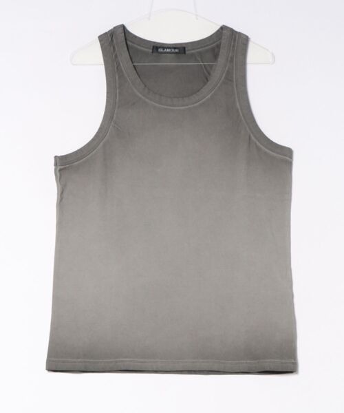 a.p.o.v.(エーピーオービー)の「a.p.o.v. ピグメントコットンUネックタンクトップ(タンクトップ・メンズ・ブラック/グレー・ONESIZE)」の6枚目の写真