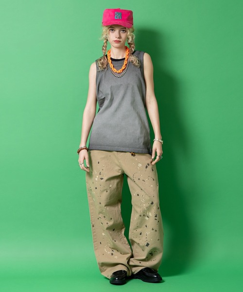 a.p.o.v.(エーピーオービー)の「a.p.o.v. ピグメントコットンUネックタンクトップ(タンクトップ・メンズ・ブラック/グレー・ONESIZE)」の5枚目の写真