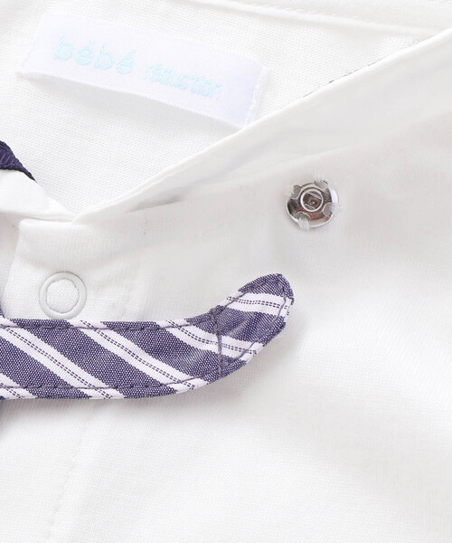 fillot de bebe reduction（フィヨデュベベルダクティオン）の「【お揃い】天竺マリンボディミニベビー(70~80cm)（ロンパース・キッズ・ブルー系その他2・70cm/80ｃｍ）」の8枚目の写真