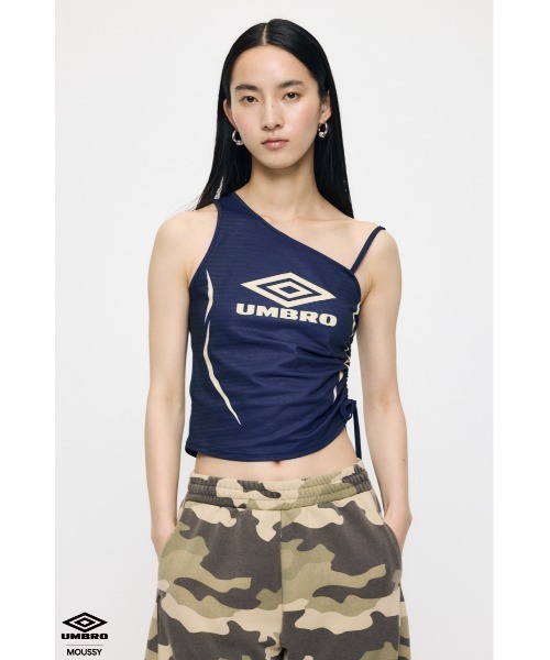 moussy U/M ONE SHOULDER タンクネイビー U/M ONE SHOULDER タンクトップ（タンクトップ）｜MOUSSY（マウジー