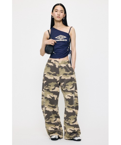 MOUSSY（マウジー）の「U/M ONE SHOULDER タンクトップ（タンクトップ・レディース・ネイビー/ライトイエロー・FREE）」の12枚目の写真