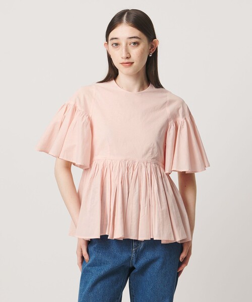MARIHA(マリハ)の「【一部別注】<MARIHA>フリージアのブラウス(シャツ/ブラウス・レディース・ネイビー/ライトピンク・36)」の2枚目の写真