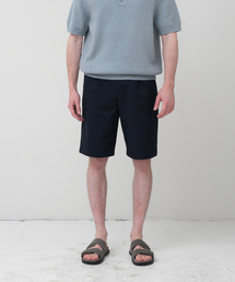 MANNERGRAM（マナーグラム）の「バンセット ワンタックバミューダハーフパンツ ダークネイビー（その他パンツ）」