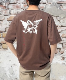 BRANDALISED (ブランダライズド) Tシャツ 半袖 バンクシー カットソー Angel Herats BR26SU05D12 バックプリント メンズ レディース
