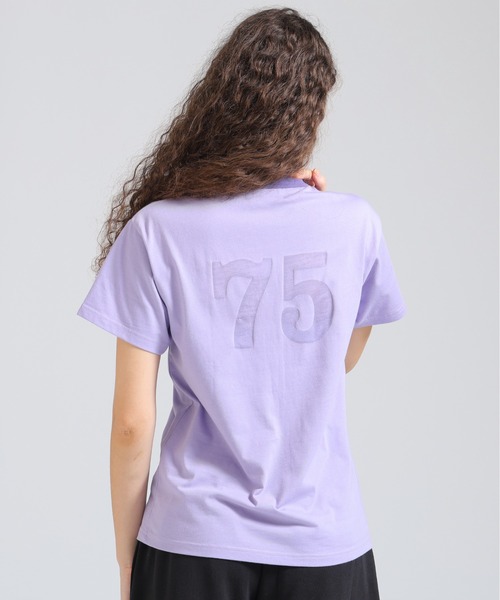 AVIREX(アヴィレックス)の「《直営店限定》RINGER BURNOUT PRINT T-SHIRT(Tシャツ/カットソー・レディース・パープル/ライトブラウン/グレー・F)」の8枚目の写真