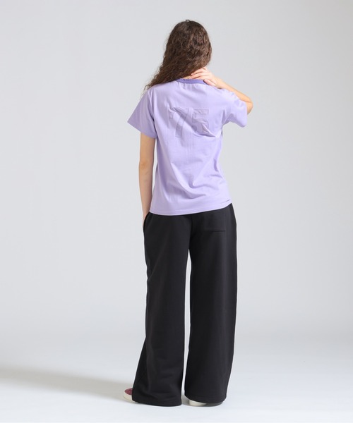 AVIREX(アヴィレックス)の「《直営店限定》RINGER BURNOUT PRINT T-SHIRT(Tシャツ/カットソー・レディース・パープル/ライトブラウン/グレー・F)」の11枚目の写真