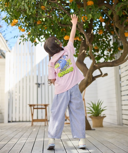 Piet(ピエット)の「【綿100%】オリジナル キャラクターロゴ Tシャツ(Tシャツ/カットソー・キッズ・チャコールグレー/グレー/ピンク/ブラウン・120/130/110/100)」の22枚目の写真