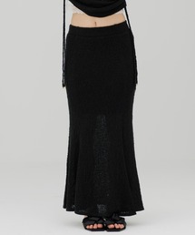 SENEE（セニー）の「soft knit slit long skirt（ソフトニットスリットロングスカート）（スカート）」