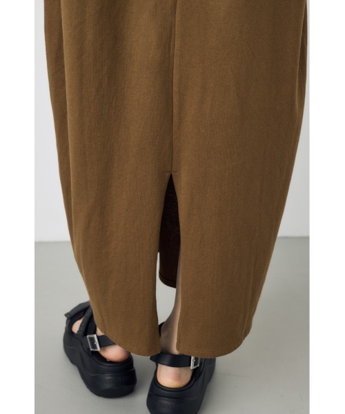 AZUL by moussy（アズールバイマウジー）の「【身長/骨格別着用画像あり】オーバルカットワンピース　春服　夏服　ノースリーブ（ワンピース・レディース・ライトブラック/ライム/ブラウン・SMALL/MEDIUM）」の22枚目の写真
