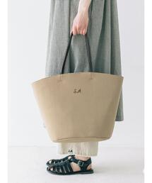 【SA刺繍】オーバルトートバッグ