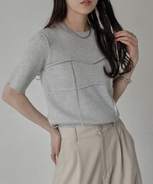 COLONY 2139 | 【WEB限定】ビスチェライク半袖トップス(ニット/セーター)
