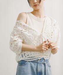 Batten Lace Cotton Blouse