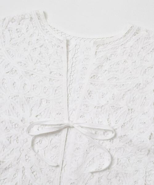 URBAN RESEARCH DOORS(アーバンリサーチドアーズ)の「Batten Lace Cotton Blouse(シャツ/ブラウス・レディース・オフホワイト・FREE)」の7枚目の写真