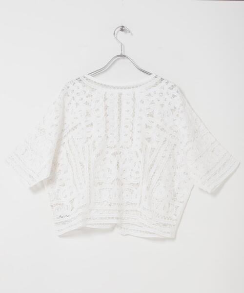 URBAN RESEARCH DOORS(アーバンリサーチドアーズ)の「Batten Lace Cotton Blouse(シャツ/ブラウス・レディース・オフホワイト・FREE)」の9枚目の写真