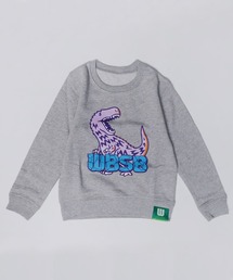 WBSB（ダブルビーエスビー）の「WBSB/ダブルビーエスビー Dinosaur Kids Pull sweat クルーネック パイル地 スウェット キッズ 2026年春夏（スウェット）」