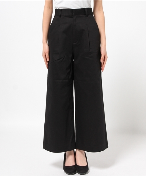 SLY(スライ)の「WIDE JW CHINO PT(その他パンツ・レディース・ベージュ/ブラック/カーキ・0/2/1)」の4枚目の写真