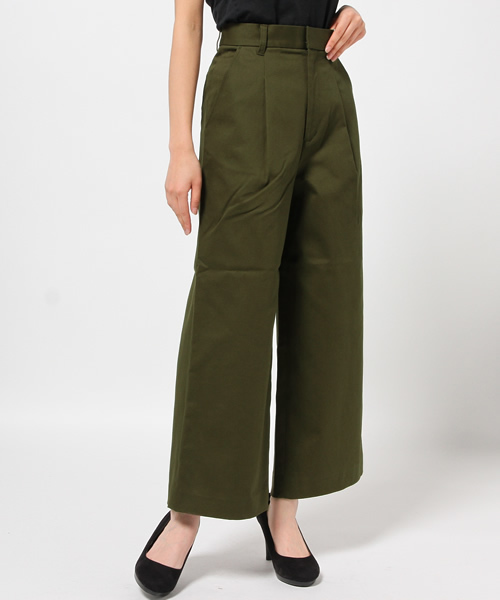 SLY(スライ)の「WIDE JW CHINO PT(その他パンツ・レディース・ベージュ/ブラック/カーキ・0/2/1)」の9枚目の写真