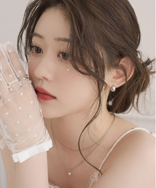 Ms.yuu by Nothing And Others(ミスユーバイナッシングアンドアザーズ)の「【りんかさん着用】Ms.yuu by Nothing And Others/ミックスラインリング(リング・レディース・ゴールド/シルバー・FREE)」の4枚目の写真