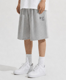 GRUNDEN（グルンデン）の「HAND WORK SWEATSHORTS (MELANGE GREY)（その他パンツ）」