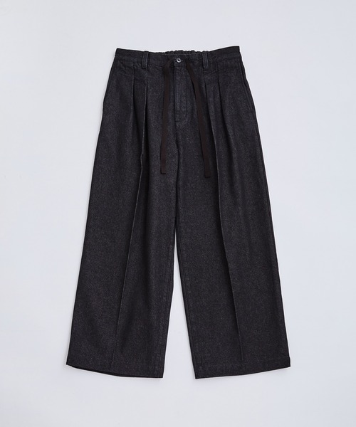 ADAM ET ROPE'(アダムエロペ)の「【WEB限定】2タック ワイドルーズ ドカンパンツ / デニム / オールシーズン着用可能 / ユニセックス(デニムパンツ・メンズ・ブラック系その他/ネイビー・L/M/S)」の15枚目の写真