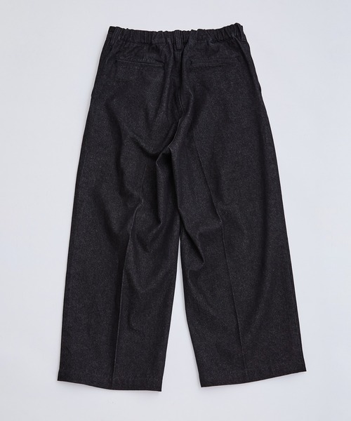 ADAM ET ROPE'(アダムエロペ)の「【WEB限定】2タック ワイドルーズ ドカンパンツ / デニム / オールシーズン着用可能 / ユニセックス(デニムパンツ・メンズ・ブラック系その他/ネイビー・L/M/S)」の22枚目の写真