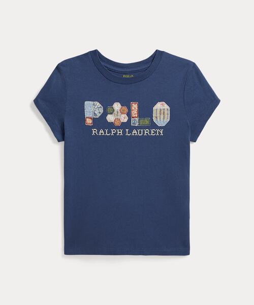 パッチワークロゴ コットン ジャージー Tシャツ（Tシャツ/カットソー