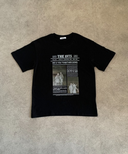 link lot（リンクロット）の「ニュースペーパー・アーカイブ グラフィックT（Tシャツ/カットソー・メンズ・ホワイト/ブラック/ライトグレー・L/M）」の13枚目の写真