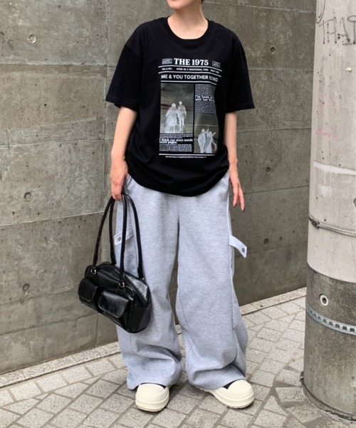 link lot（リンクロット）の「ニュースペーパー・アーカイブ グラフィックT（Tシャツ/カットソー・メンズ・ホワイト/ブラック/ライトグレー・L/M）」の8枚目の写真