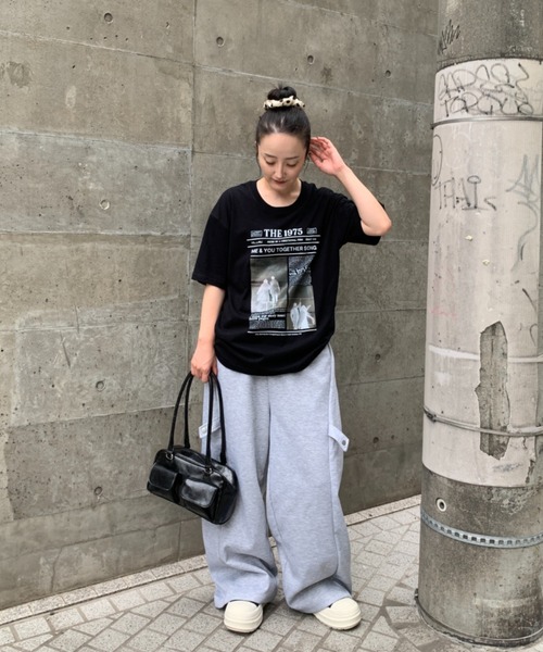 link lot（リンクロット）の「ニュースペーパー・アーカイブ グラフィックT（Tシャツ/カットソー・メンズ・ホワイト/ブラック/ライトグレー・L/M）」の9枚目の写真