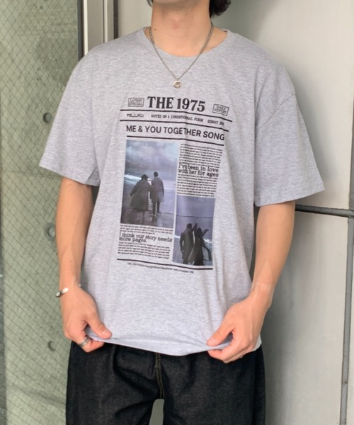 link lot（リンクロット）の「ニュースペーパー・アーカイブ グラフィックT（Tシャツ/カットソー・メンズ・ホワイト/ブラック/ライトグレー・L/M）」の10枚目の写真