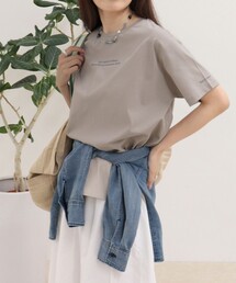シルケットラウンドヘムTシャツ