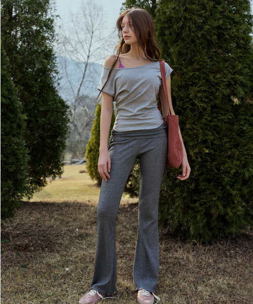 DEVIWEAR(デヴィウェア)の「クンクンキャップスリーブT DEVI-K0001-メランジグレー(Tシャツ/カットソー・レディース・ミックスグレー・SMALL/MEDIUM)」の2枚目の写真