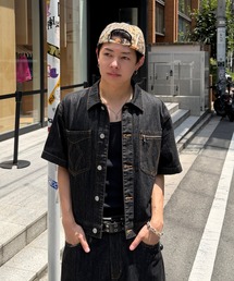 ADAMASTE（アダマスト）の「Western Short Sleeve Denim Jacket - ウエスタンショートスリーブデニムジャケット【セットアップ対応】（その他アウター）」