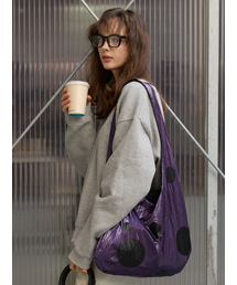 ACOC（アコック）の「Dot Bubble Bag_Glossy Purple（ショルダーバッグ）」